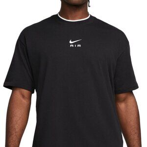 Nike Air T-Shirt Black White Short Sleeve Crew Neck Mens Medium